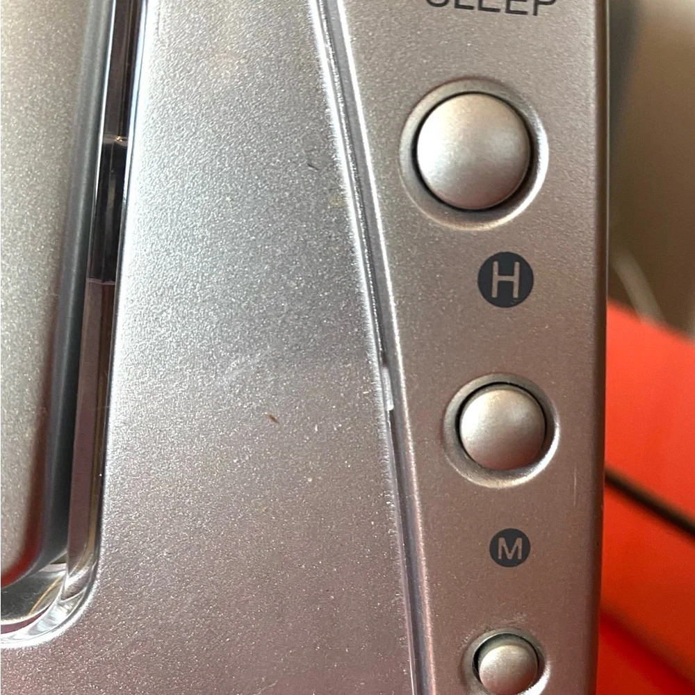 Silver Electrohome Alarm Clock Radio Projects Time on the Wall - Picture 8 of 11